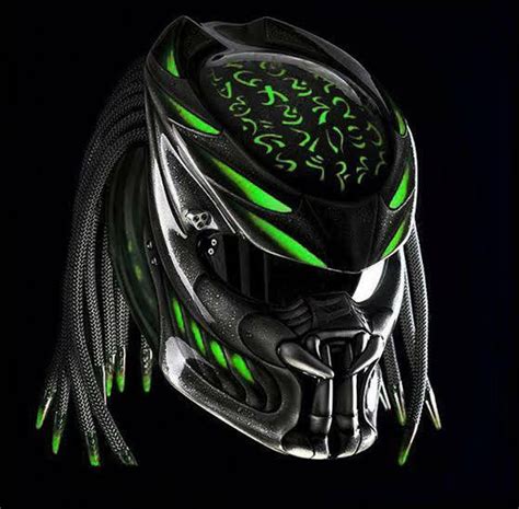 The design is not artificially made. . Predator helmets